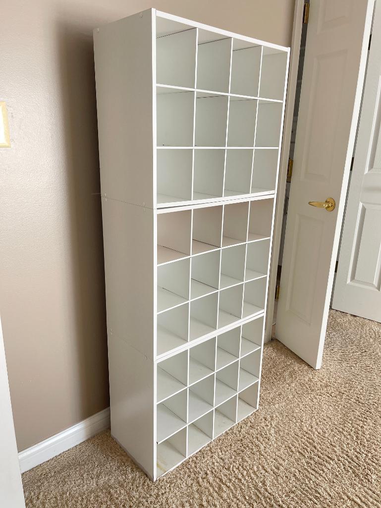 Set of 3 Stackable Closet Shoe Storage Sections