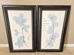 Pair of Framed Wall Art Pieces