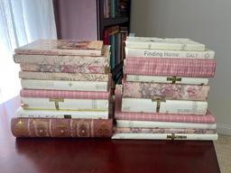 Group of Covered Decor Book Sets