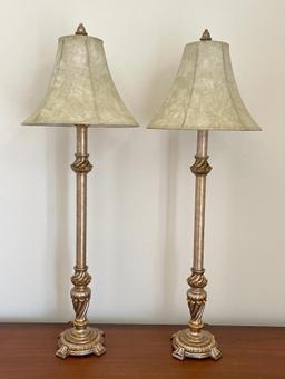 Pair of Candle Stick Lamps