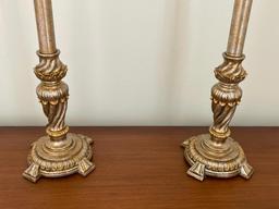 Pair of Candle Stick Lamps