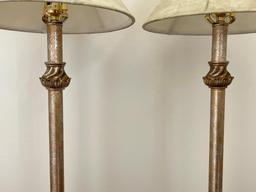 Pair of Candle Stick Lamps