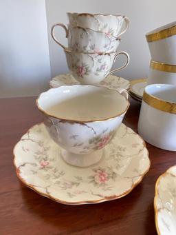 Two Groups of Tea Cups and Saucer