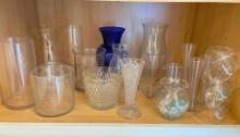 Group of Clear Glass items