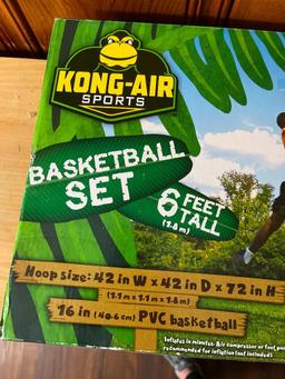 Franklin Kong Air Sports Inflatable Basketball Set