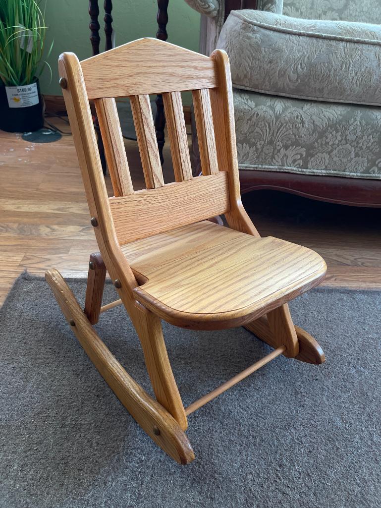 Wooden Doll Chair