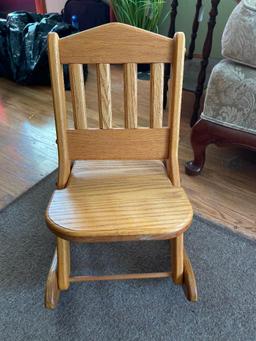 Wooden Doll Chair