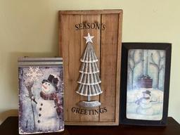 Group of 3 Christmas Signs