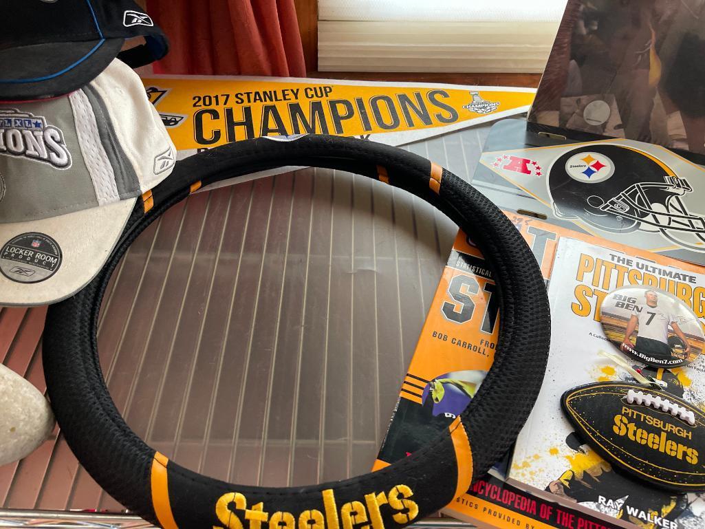 Group of Pittsburgh Steelers Items