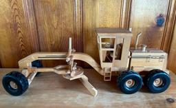 Wooden Road Grader