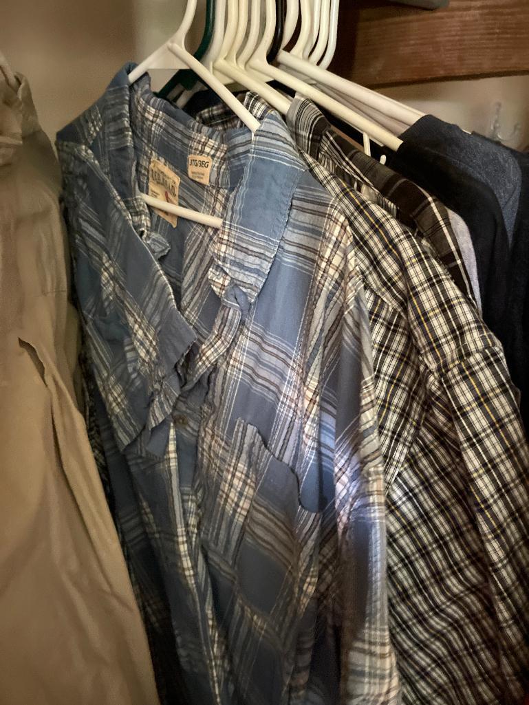 Closet of Men's Clothing