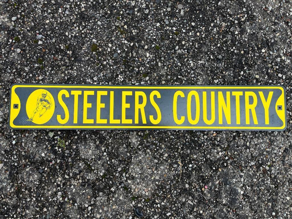 Heavy Metal Steelers Sign