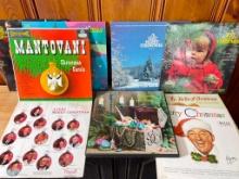 Group of Vintage Christmas Vinyl Record Albums
