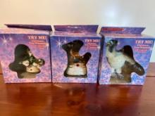 Group of 3 Rudolph Ornaments in Box