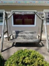 Free Standing Wooden Swing