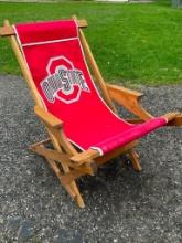 Folding Ohio State Lounge Chair