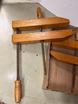 Two Wooden Clamps