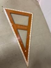 Wood Triangle Ruler