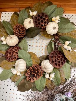 Group of 2 Holiday Wreaths