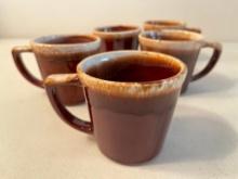 Set of 5 McCoy Coffee Mugs