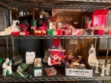 Christmas Decor Shelf Lot