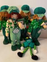 Group of Saint Patty Day Dolls