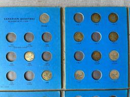 Group of 2 Collectable Coin Booklets of Canadian Quarters