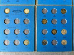 Group of 2 Collectable Coin Booklets of Canadian Quarters