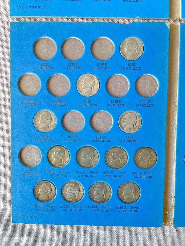 Vintage Buffalo and Jefferson Nickels