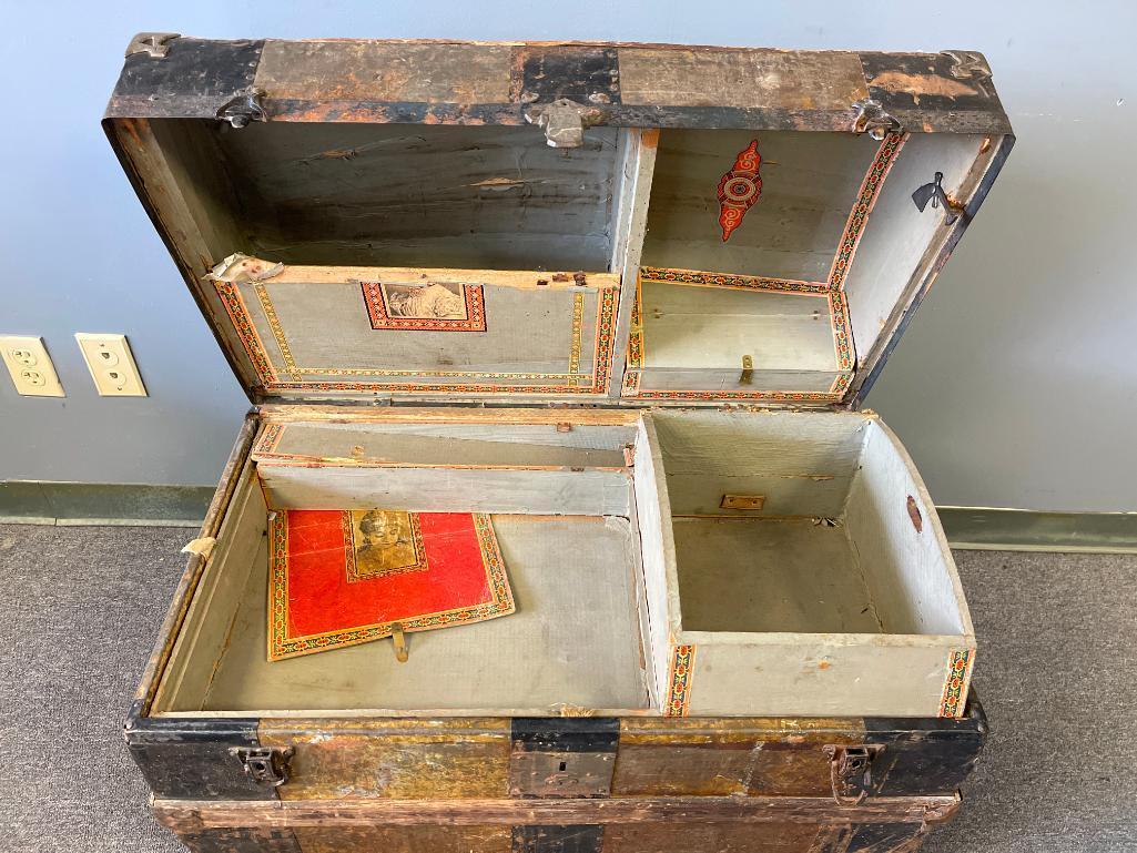 Antique Dome Top Trunk