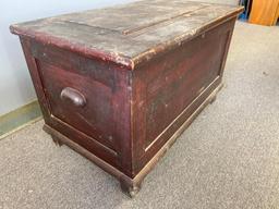 Vintage Wooden Trunk