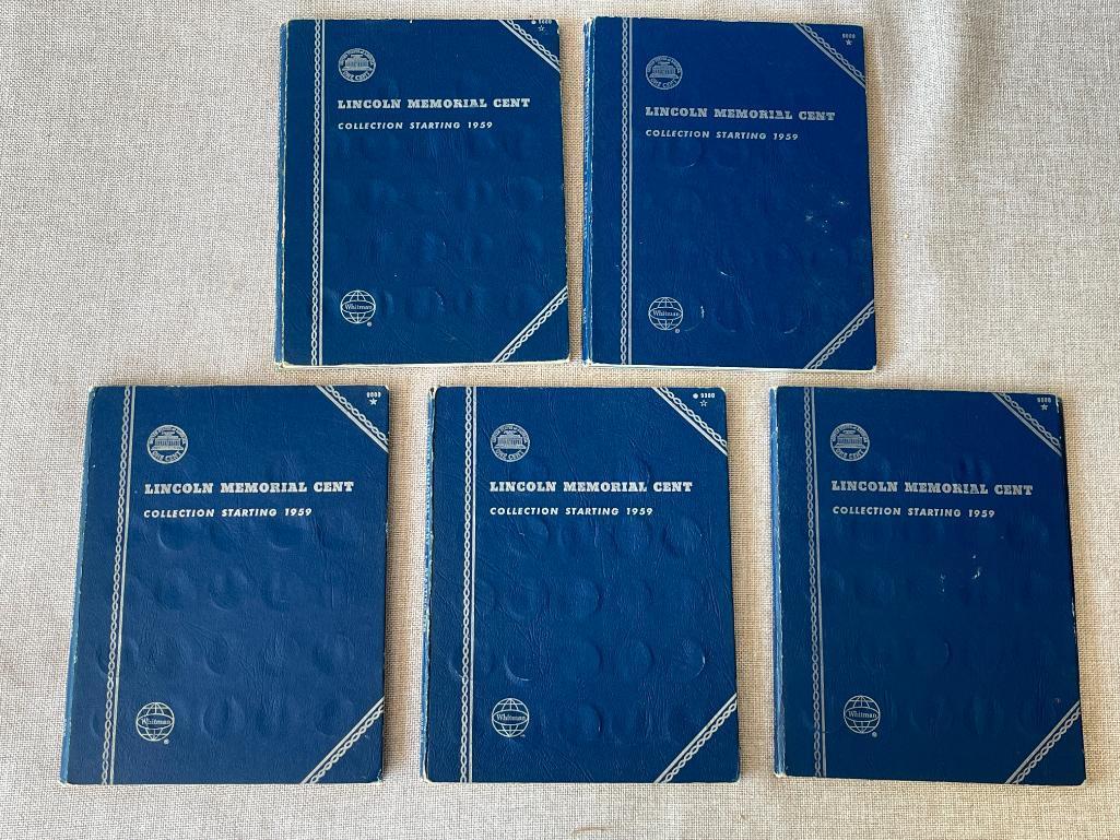 Group of 5 Lincoln One Cent Collector Booklets