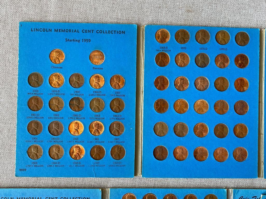 Group of 5 Lincoln One Cent Collector Booklets