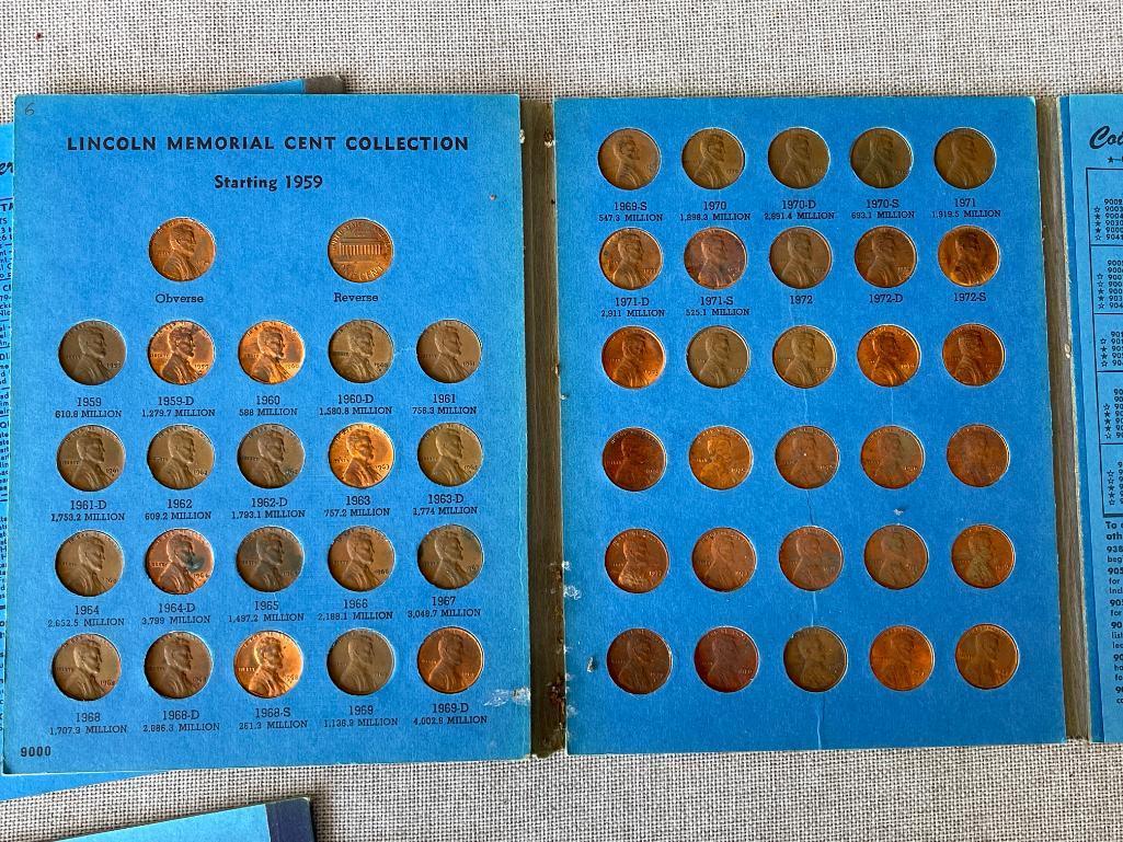 Group of 5 Lincoln One Cent Collector Booklets