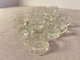 Set of 10 Mini Beer Mug Shot Glasses