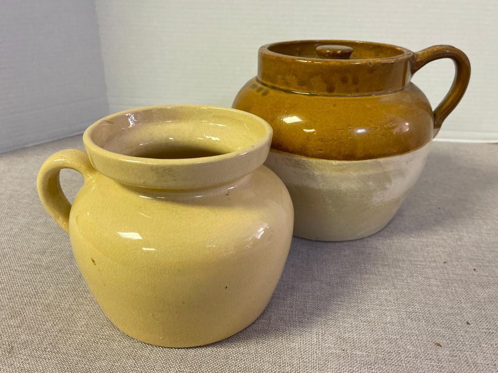 Group of 2 Stoneware Crocks