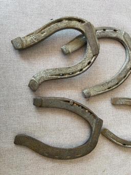 Group of Metal Horseshoes