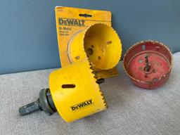 Group of 3 Hole Saw Attachments