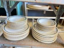 Group of Shenango China Dinner Plates and Bowls from King Cole Restaurant