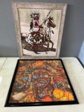 Two Framed Bev Doolittle Puzzles