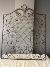 Scrolled Metal Wall Decor