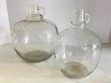 Group of 2 Martinelli's Apple Cider Glass Jars