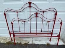 Antique Metal Head Board and Foot Board