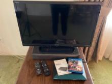 Sharp 31" TV and Sony DVD Player