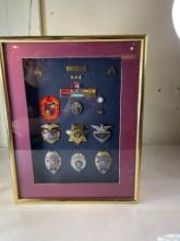 Police shadowbox badges