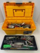 16" Plastic Tool Box with Contents
