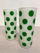 Set of 2 Frosted Glasses