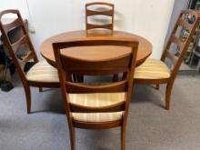 Vintage Dining Table and 4 Chairs