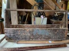 Antique Wooden Tool Box