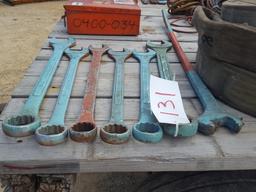 (7) Large Wrenches